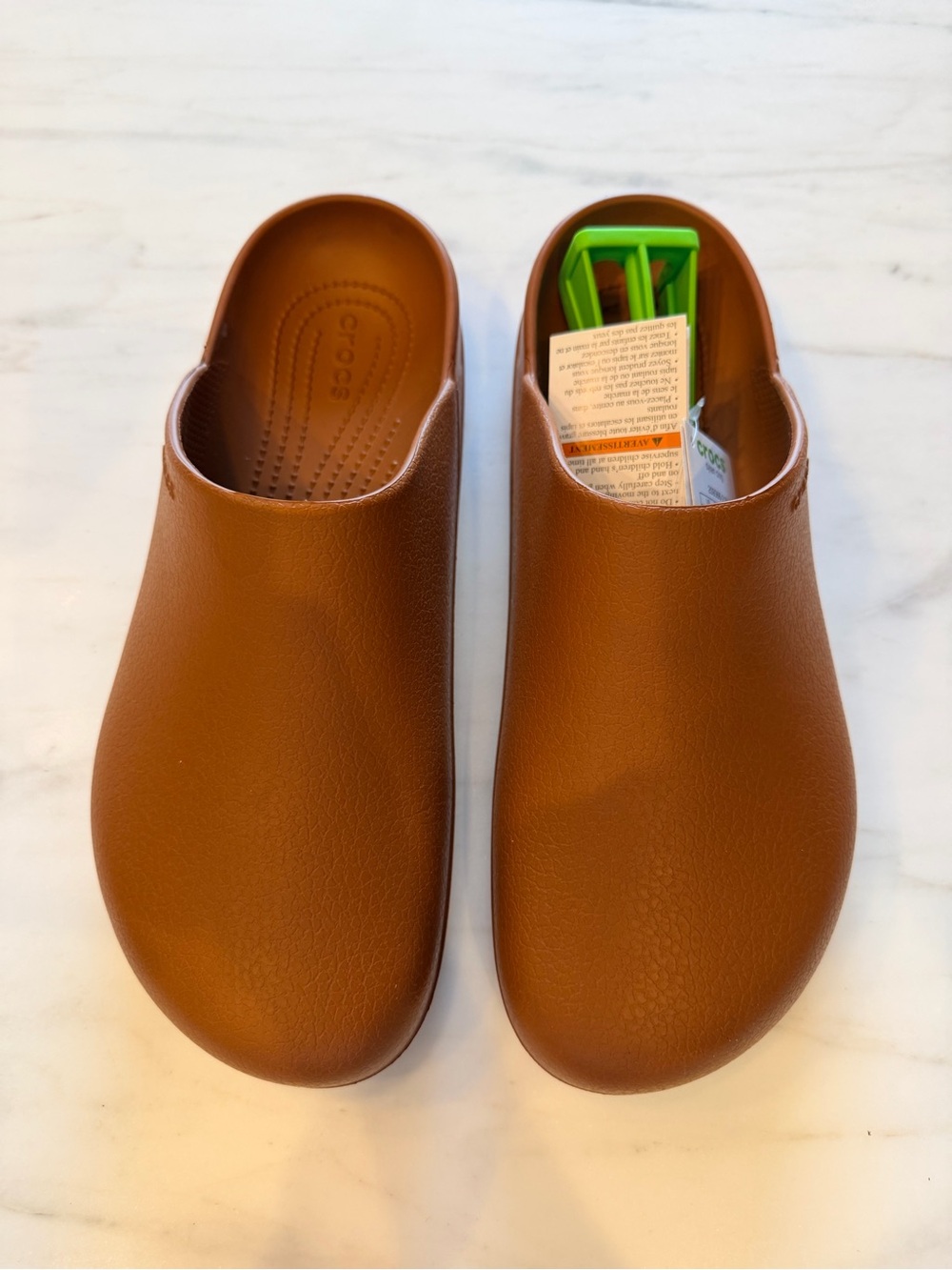 CROCS Unisex Slip-On Clog Mule - Brown